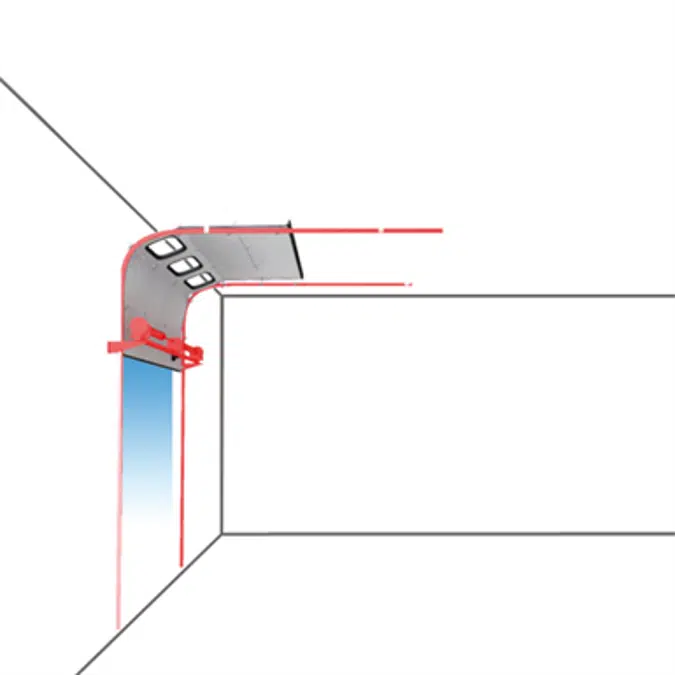 Sectional overhead door 601 - pre-assembled high lift - 40mm panels