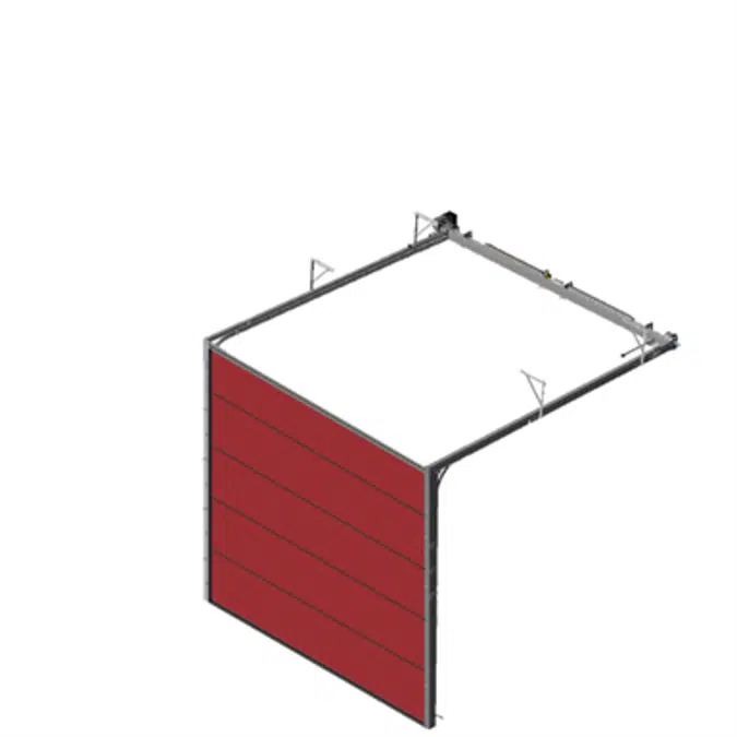 Sectional overhead door 601 - low lift - 80mm panels