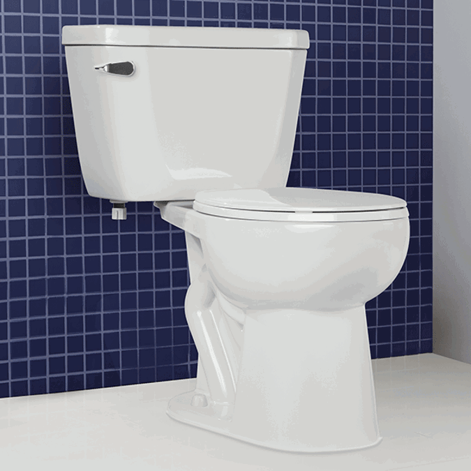 BIMobjekter gratis download! BARRON™ 1.0 GPF 12" RoughIn Elongated Bowl ADA Height Toilet