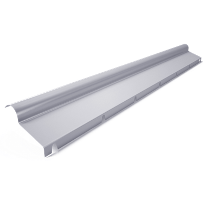 BIM objects - Free download! Half ridge with flange C2 model 45 | BIMobject