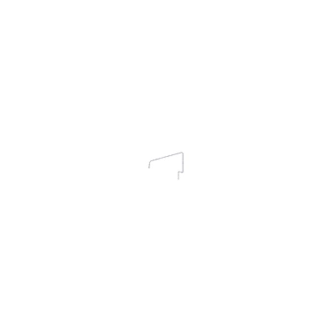 BIM objects - Free download! Ridge band with projection C4-1 model 45 ...