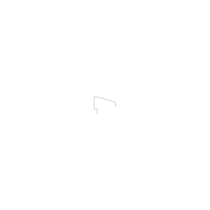 BIM objects - Free download! Ridge band with projection C4-1 model 45 ...
