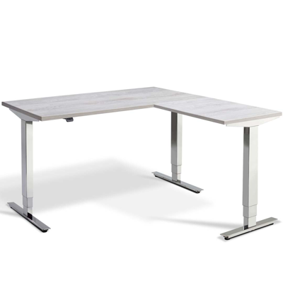 Image for Cromo Corner (Left) 1600 x 1600mm Height Adjustable Sit-Stand Desk - Standing Desk