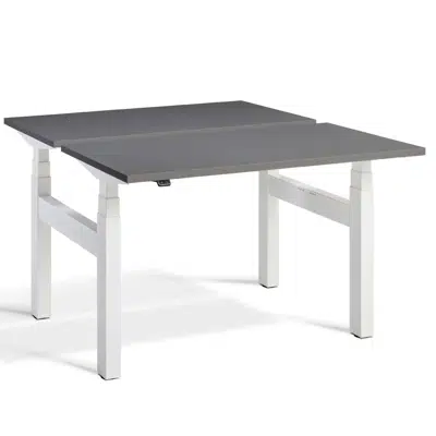 Image for Duo 1400 x 700mm Height Adjustable Sit-Stand Workstation - Standing Desk