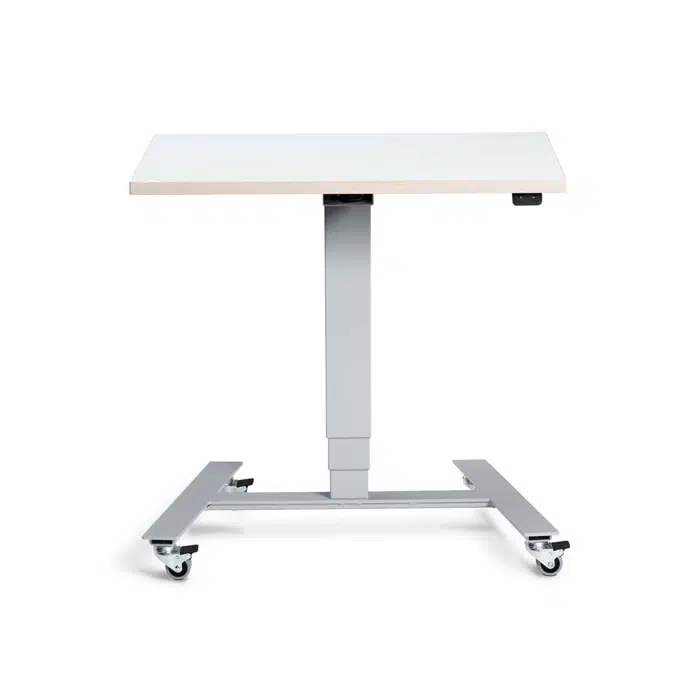 Flex 800 x 600mm Height Adjustable Sit-Stand Mobile Desk/Table - Standing