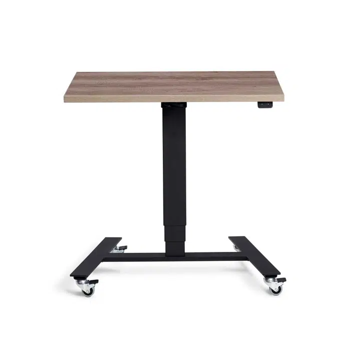 Flex 800 x 600mm Height Adjustable Sit-Stand Mobile Desk/Table - Standing