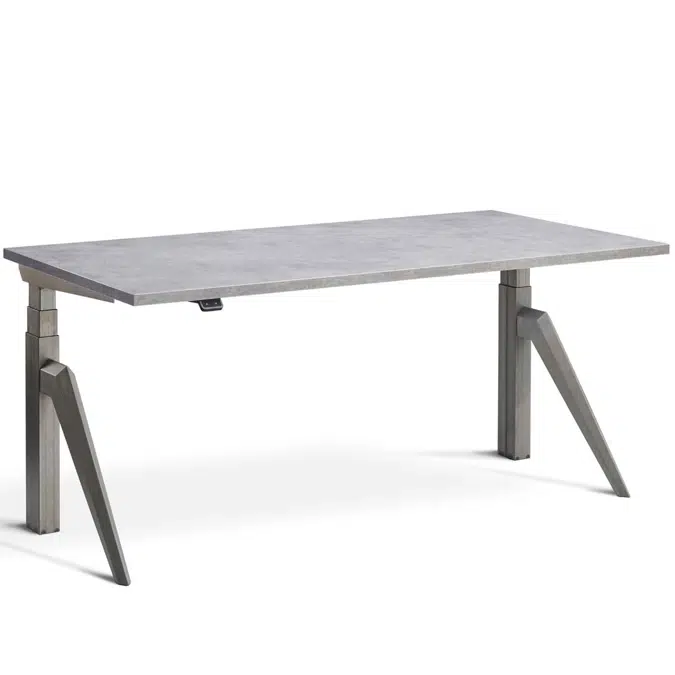 Five 1600 x 700mm Height Adjustable Sit-Stand Desk - Standing Desk