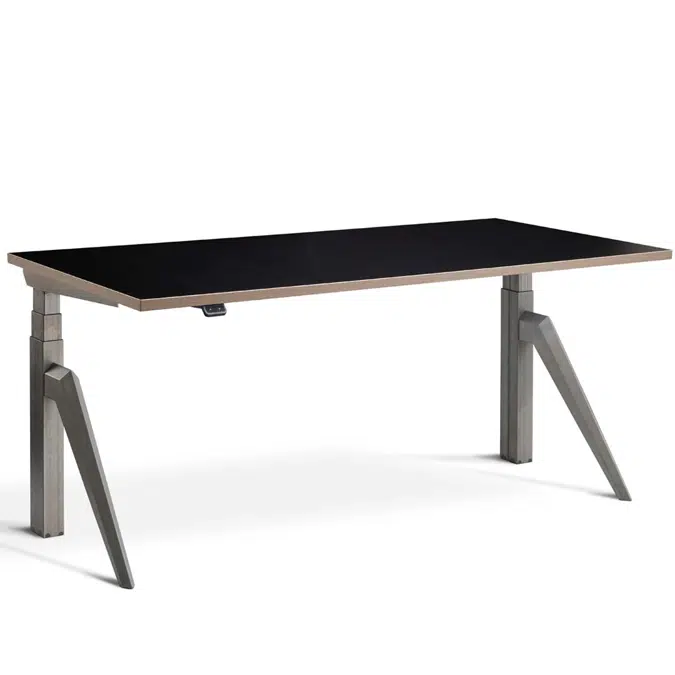 Five 1600 x 700mm Height Adjustable Sit-Stand Desk - Standing Desk