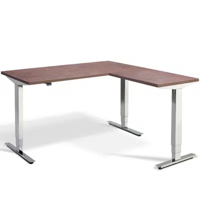 Image for Cromo Corner (Right) 1600 x 1600mm Height Adjustable Sit-Stand Desk - Standing Desk