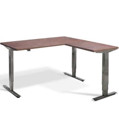 Image for Forge Corner (Right) 1600 x 1600mm Height Adjustable Sit-Stand Desk - Standing Desk