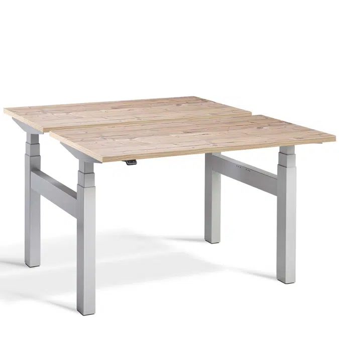 Duo 1600 x 700mm Height Adjustable Sit-Stand Workstation - Standing Desk