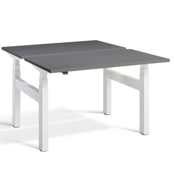 Duo 1600 x 700mm Height Adjustable Sit-Stand Workstation - Standing Desk
