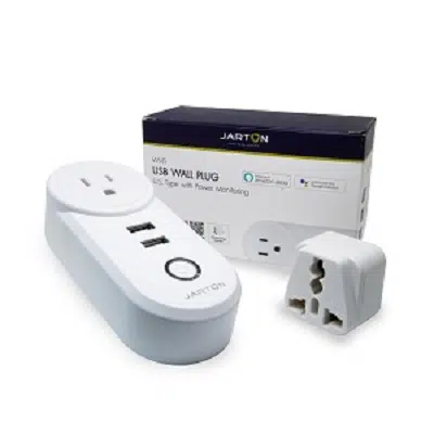 Image for JARTON USA Wall Plug+2USB with Power Monitor