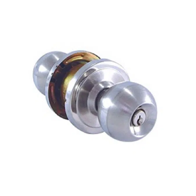 JARTON Knob Lockset Entrance Ball-Big Plate SSPS