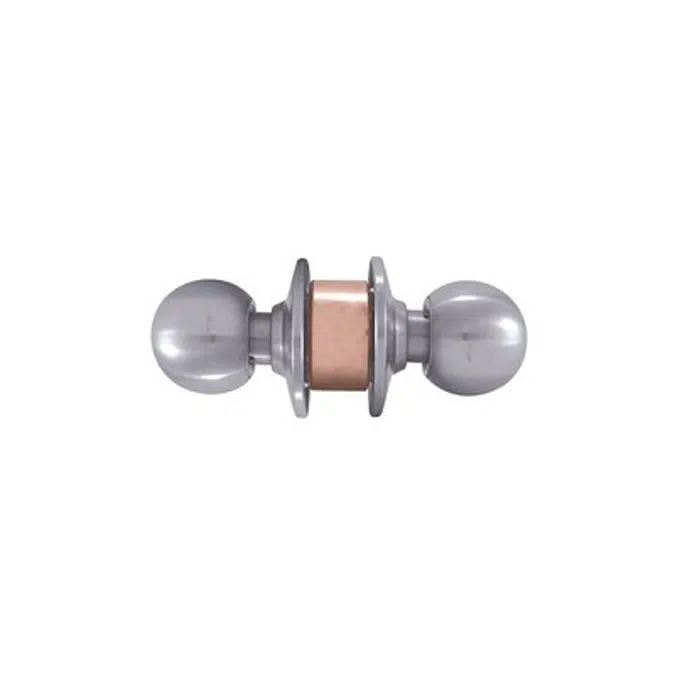 JARTON Lockset Passage Ball Big Plate SS