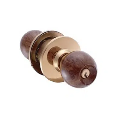 Image pour JARTON Knob Lockset Entrance Ball-Big Plate CM