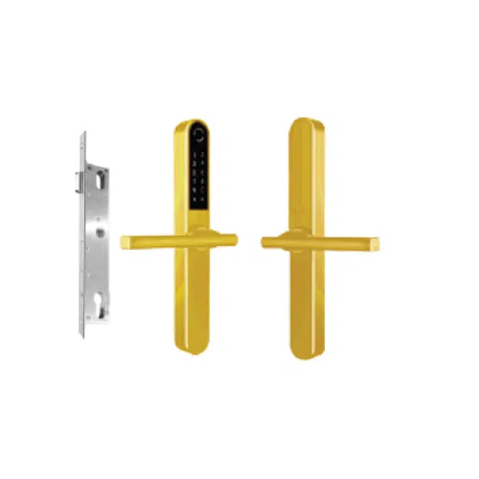 JARTON Digital Door Lock Opening Door Alu-Bamboo