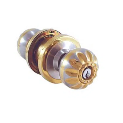 obraz dla JARTON Knob Lockset Entrance Crysta-Big Plate SSPS