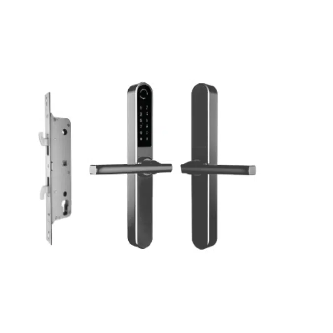 JARTON Digital Door Lock Sliding Door Bamboo