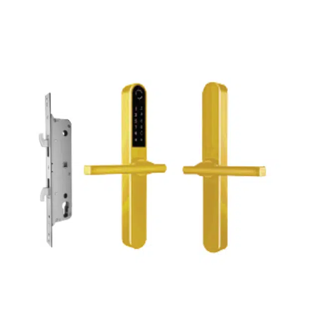 JARTON Digital Door Lock Sliding Door Bamboo