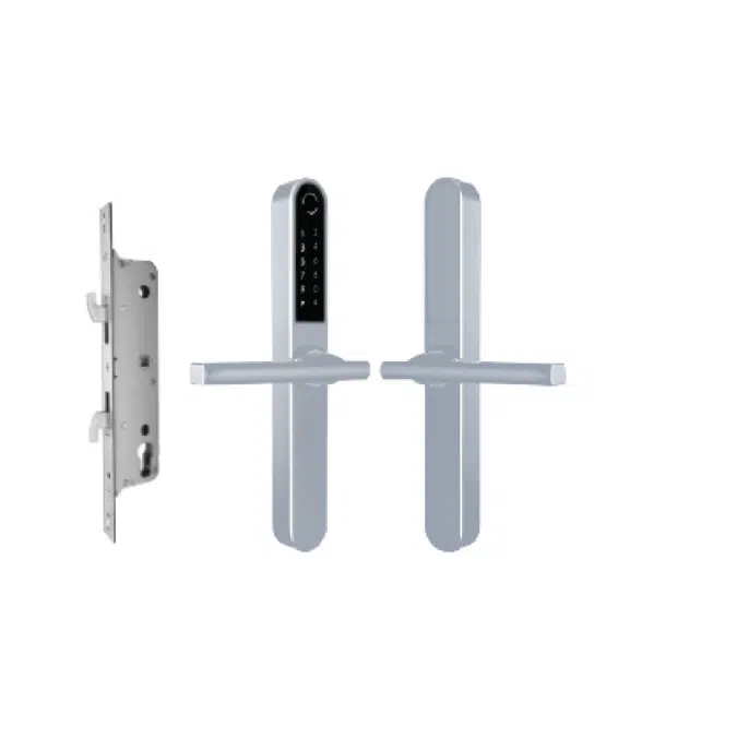 JARTON Digital Door Lock Sliding Door Bamboo