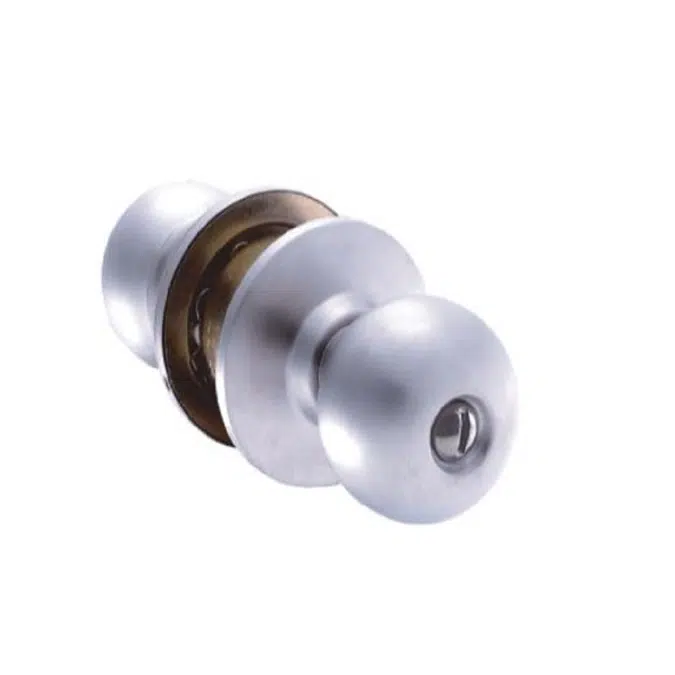 JARTON Knob Lockset Bathroom Flat SS