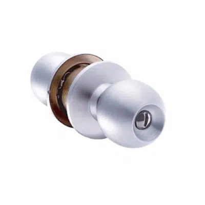 Image pour JARTON Knob Lockset Bathroom Ball-Small Plate SS-101051