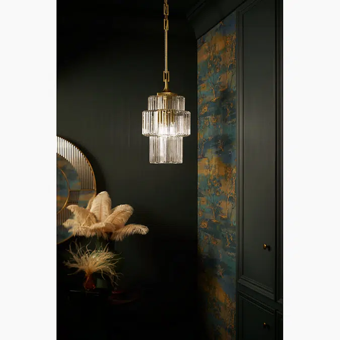 Occasion™ 12" three-light pendant