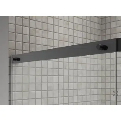 Image for Elate™ Sliding shower door, 70-1/2" H x 50-1/4 - 53-5/8" W, with 1/4" thick Crystal Clear glass