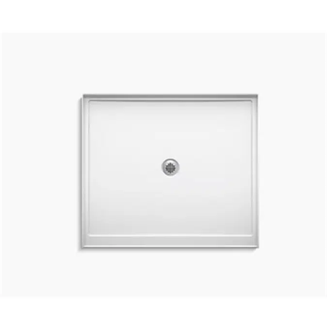 K-8648 Rely® 48" x 42" single-threshold shower base with center drain