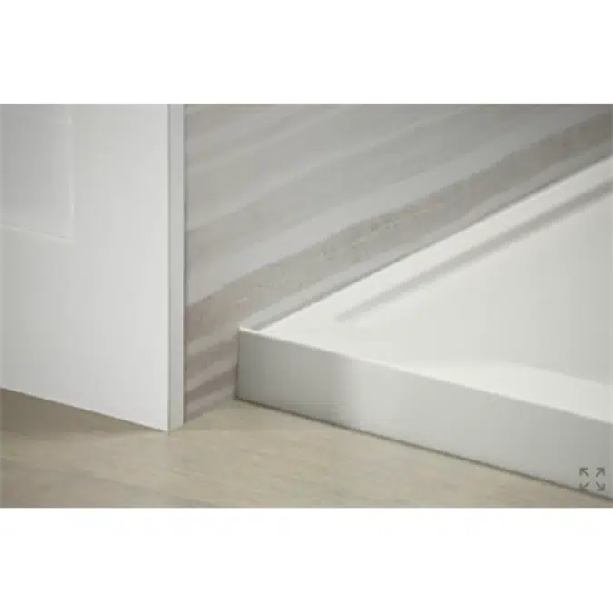 K-8648 Rely® 48" x 42" single-threshold shower base with center drain