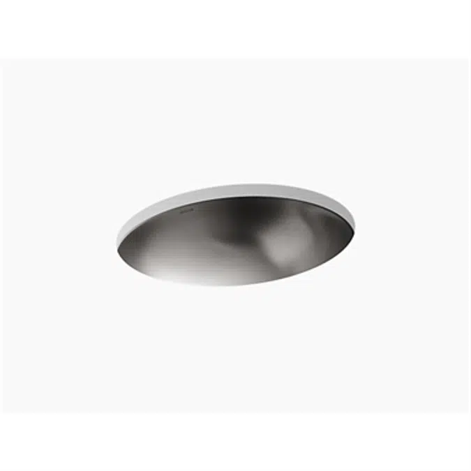 K-2608-SU Bachata® Drop-in/undermount bathroom sink with luster finish, no overflow