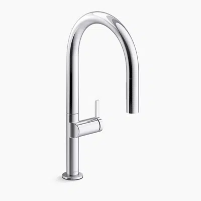 Image for Components® Pull-down kitchen sink faucet with two-function sprayhead
