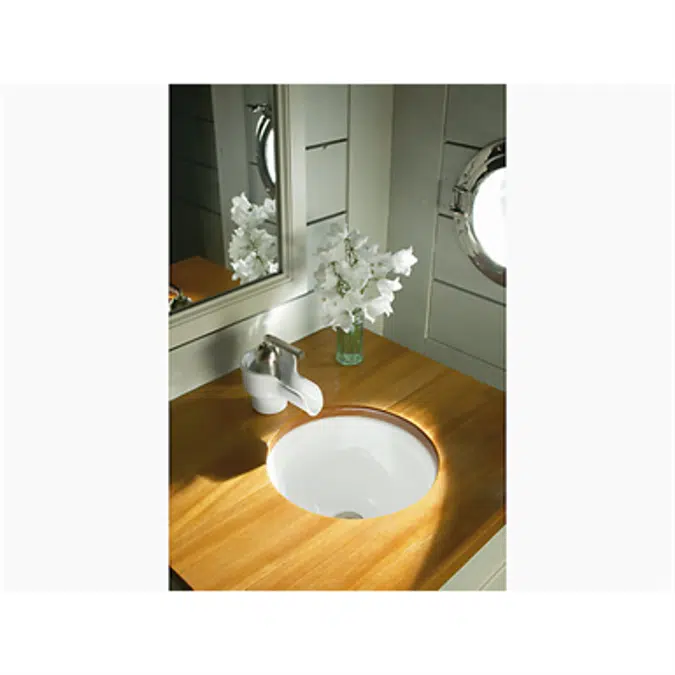 K-2298 Compass® Drop-in/undermount bathroom sink