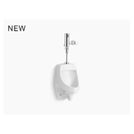 dexter™ high-efficiency urinal with mach® tripoint® touchless 0.5 gpf hes-powered flushometer