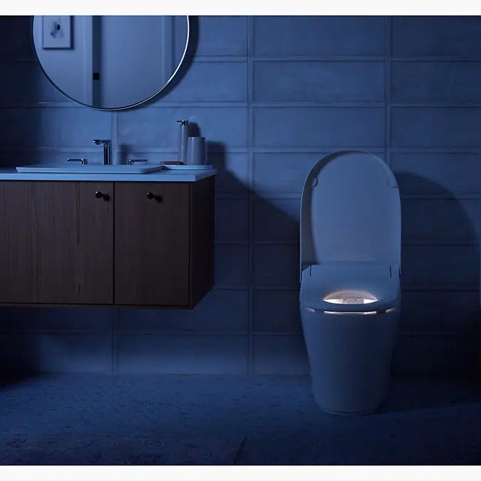 Innate™ One-piece elongated smart toilet, dual-flush