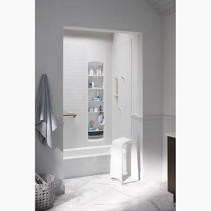 Bellwether® 60" x 30-1/4" alcove bath, left drain