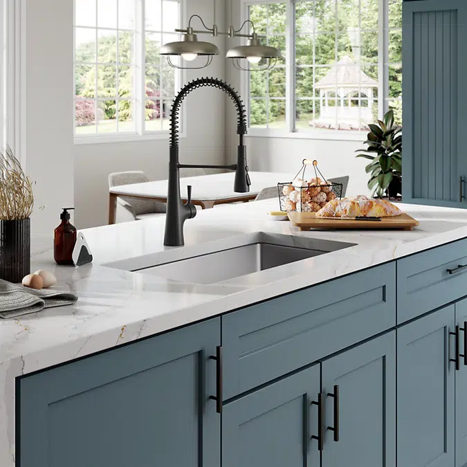 Bentham™ 33" top-/undermount single-bowl kitchen sink with accessories