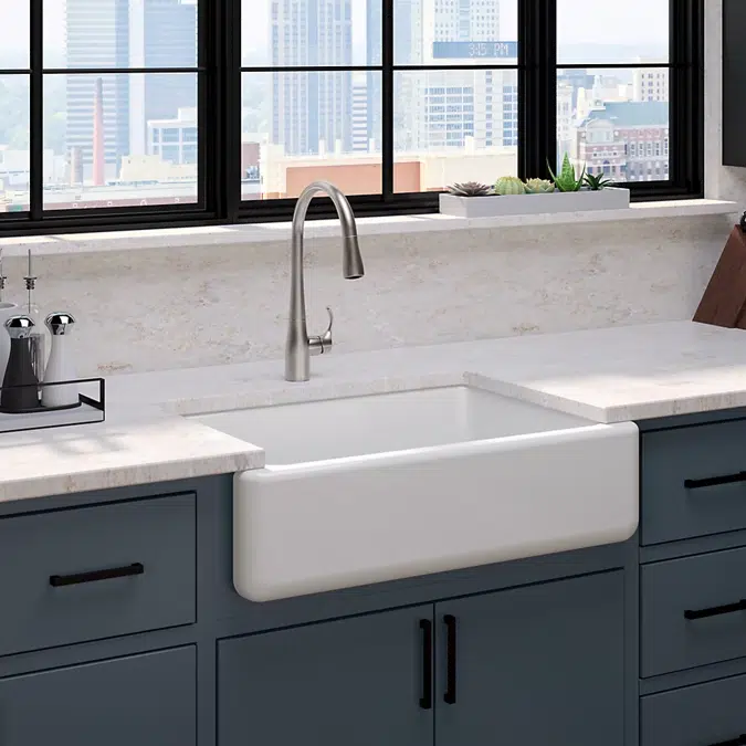 Whitehaven® 32-3/4" undermount single-bowl farmhouse kitchen sink