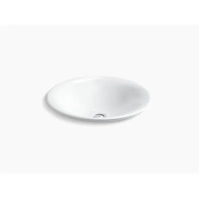 Image for K-75748-HD1 Sartorial™ Herringbone Carillon® Round Wading Pool® Vessel bathroom sink