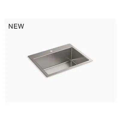 รูปภาพสำหรับ K-RH28176-1 Cursiva™ 27" x 22" x 9" top-mount/undermount single-bowl kitchen sink