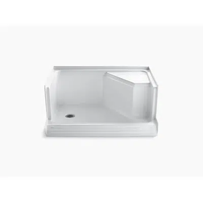 Image for K-9486 Memoirs® 48" x 36" single threshold left-hand drain shower base with integral seat at right