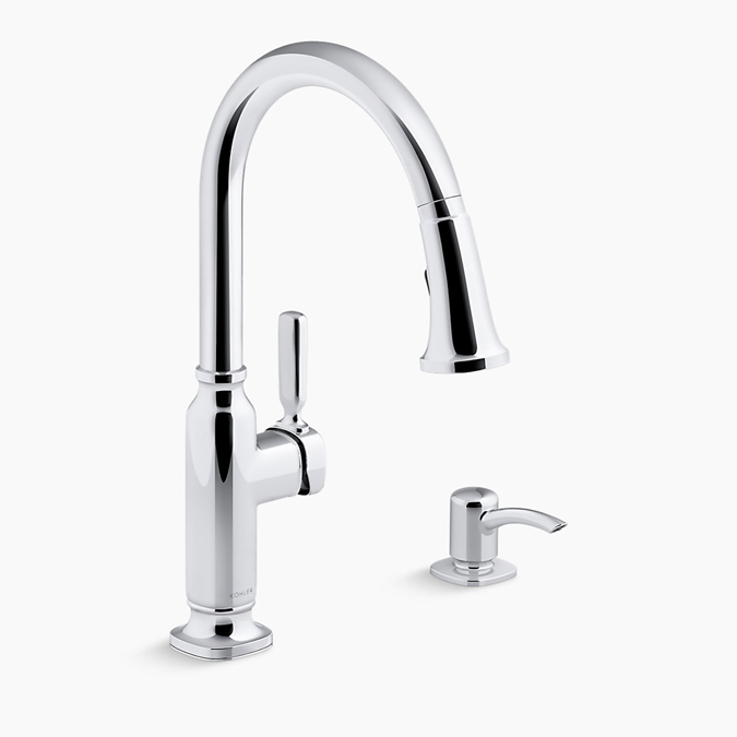 Objetos Bim Download gratuito Ealing® Pulldown kitchen sink faucet