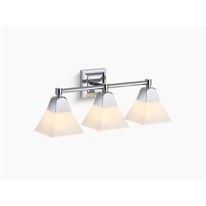 K-23688-BA03 Memoirs® Three-light sconce