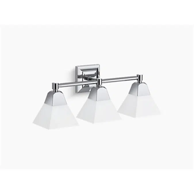 K-23688-BA03 Memoirs® Three-light sconce