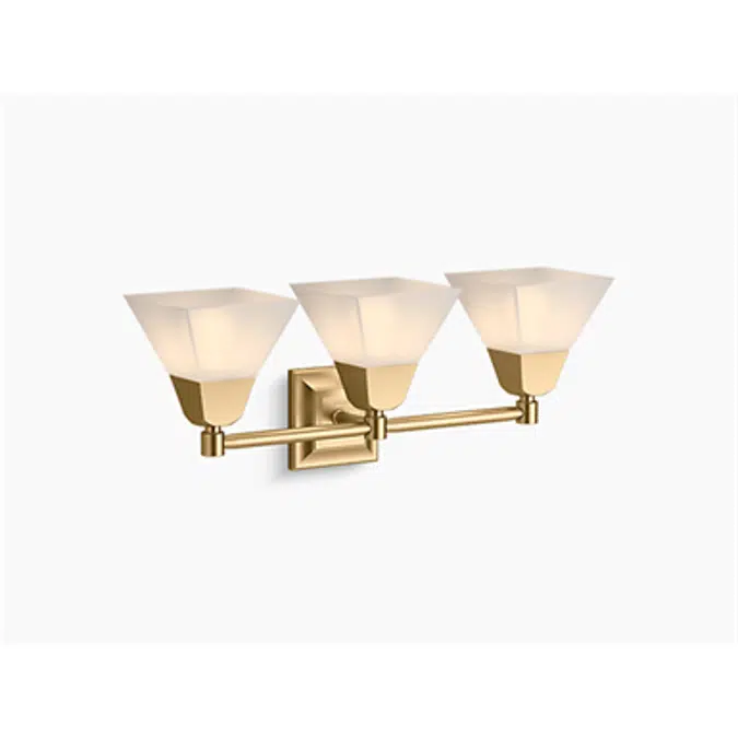 K-23688-BA03 Memoirs® Three-light sconce