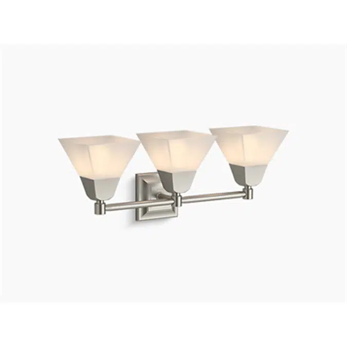 K-23688-BA03 Memoirs® Three-light sconce