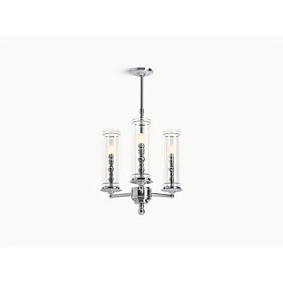 afbeelding voor K-23342-CH03 Damask® Three-light chandelier