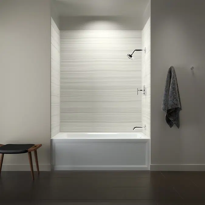 Archer® 60" x 32" alcove bath, right drain