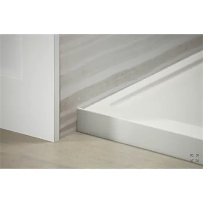 K-8644 Rely® 36" x 34" single-threshold shower base with center drain